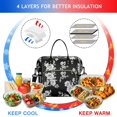 thumbnail image 4 of Pioneer Flower Floral Print Pattern Womens Lunch Box for Work,Insulated Large Lunch Bag for Tween and Teen,Loncheras Para Mujer,Leakproof Adult Lunch Bag for Work,Beach,Travel,Picnic,Camping, 4 of 7