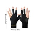 thumbnail image 2 of Guantes de billar Guantes de 3 dedos Guantes elásticos antideslizantes Suministros de billar, 2 of 8