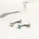 thumbnail image 1 of F136 Uña de ombligo de titanio corrugado con agua Paquete con diamante checo G23 Aleación de titanio Piercing corporal Joyería Suspensión Anillo de ombligo, 1 of 2