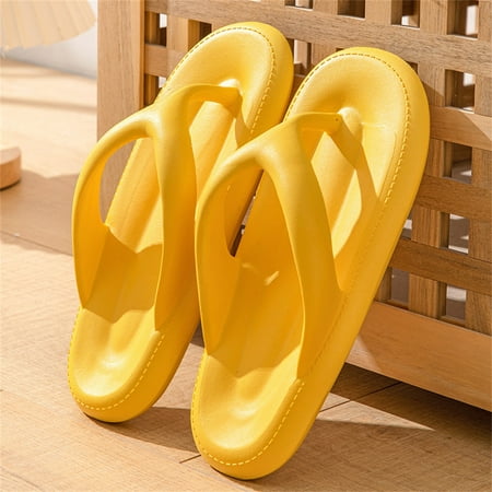 

LAKIDAY Flip-flops Women Summer Section Outdoor Wear Home eva Breathable Wear Couple Beach Slippers Men