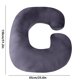 thumbnail image 3 of C-shaped Maternity Pillow Pillow Cover Washable Removable Maternity Pillow Cover, 3 of 9