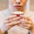 thumbnail image 4 of MasteelfCA Flower Pattern Tea Cup Household Teaware Ceramic Tea Cup Chinese Tea Tasting Cup, 4 of 8