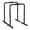 black, variant on LIANGKA Adjustable Incline Frame Pull Up Lever Heavy Duty Steel Home Fitness Training Stabilizer with Foam Handle