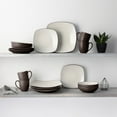 thumbnail image 2 of Noritake Colorwave Chocolate 16-Piece Square Dinnerware Set, Service for 4, 2 of 7