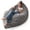 GREY, variant on Congermom 4 in 1 Bean Bag Chair, Giant Memory Foam Filling Bean Bag Sofa, Adult Bean Bag Chair, Machine Washable Faux Fur Cover, Bean Bag for Adult (Grey)