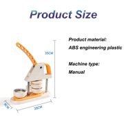 Button Maker Machine 25mm DIY Badge Maker Button Press Machine with 100pcs Buttons ,Easy to Use