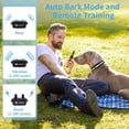 thumbnail image 3 of PaiPaitek Dog Bark Collar with Remote,2 IN 1 Auto Anti Bark Collar&Training Collar Combo with Beep,Vibration,Shock,3300ft Range Dog Shock Collar for Small,Medium&Large Dogs, 3 of 9