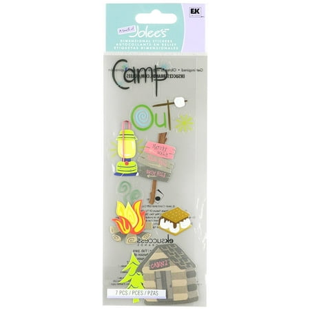 Jolees Wild Dimensional Stickers - A Touch Of Dimensional Stickers, Camping, A Touch of Jolees Dimensional Stickers By JOLEES