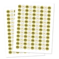 thumbnail image 2 of 100 & Fabulous Birthday Gold Kisses Stickers, (Set of 216) Chocolate Drops Labels Stickers For Birthday Party, Kisses Party Favors Décor, 2 of 4