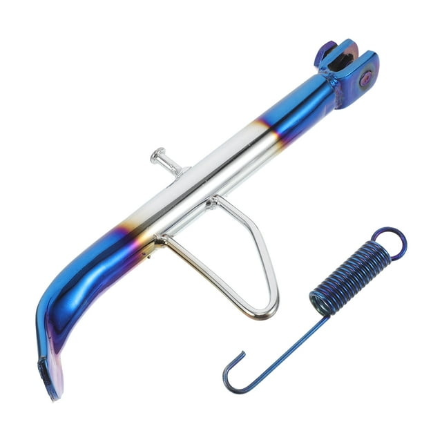 Motorcycle Kickstand Metal Motorcycle Foot Side Stand Holder Universal Motorbike Side Support Kickstand With Spring Iron