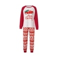thumbnail image 2 of goowrom Christmas Family Matching Pajamas, Letters Tops  Pants, 2 of 10