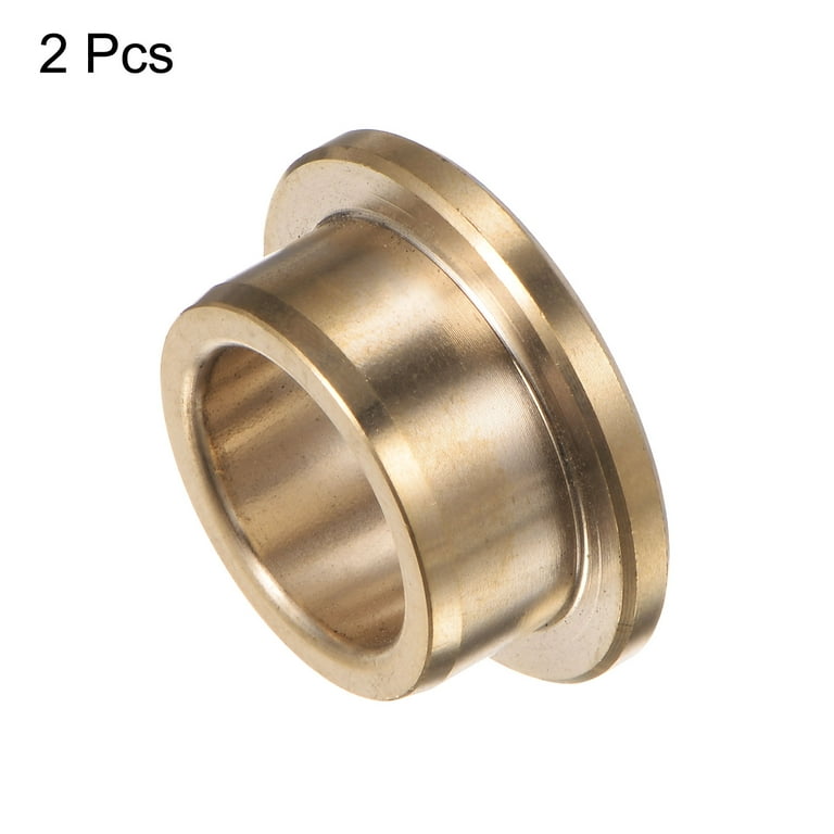 Flange Bearing Sleeve 16mm x 22mm x 12mm Bronze Self