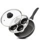 thumbnail image 2 of Escalfador de huevos - Eggssentials fabricante de huevos escalfados, sartén para escalfar huevos de acero inoxidable, cocina para huevos escalfados apto para uso alimentario ShuxiuWang 1327537086659, 2 of 4