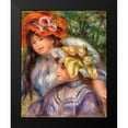 thumbnail image 2 of Renoir, Pierre-Auguste 20x24 Black Modern Framed Museum Art Print Titled - Two Girls 1910, 2 of 5