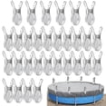 thumbnail image 2 of 30 PCS Stainless Steel Windproof Pool Cover Clips 5.1 Inch Pool Cover Clamps, 2 of 6