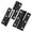 Black(Left-Handed), variant on 2 PCS Black Lift Off Hinge 2.5Inch Stainless Steel Detachable Small Lift Off Hinges Right Handed Slip Joint Flag Hinges Rising Butt Cabinet Door Hinges