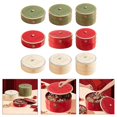 thumbnail image 2 of Elegant Plastic Snacks Tray with Lid Storage Container for Dried Fruits and Mixed Nuts 5 Compartment Round Candy Box White, 2 of 4