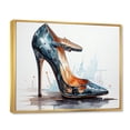 thumbnail image 2 of Designart "Black Stylish High Heel Power I" Fashion Floater Framed Wall Art Print, 2 of 7