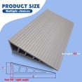 thumbnail image 2 of Highcool 1" Elevation Ramps Floor Transition Strips Self-Adhesive 40'' Length for Wheelchairs at Door Entrances, Reducers for Steps, 2 of 6