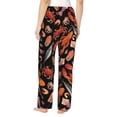 thumbnail image 3 of Pajama Pants Women, Lobster Squid Crab Sweatpants Soft Sleep Lounge Pants, Casual PJ Bottoms Pants with Pockets, 3 of 5