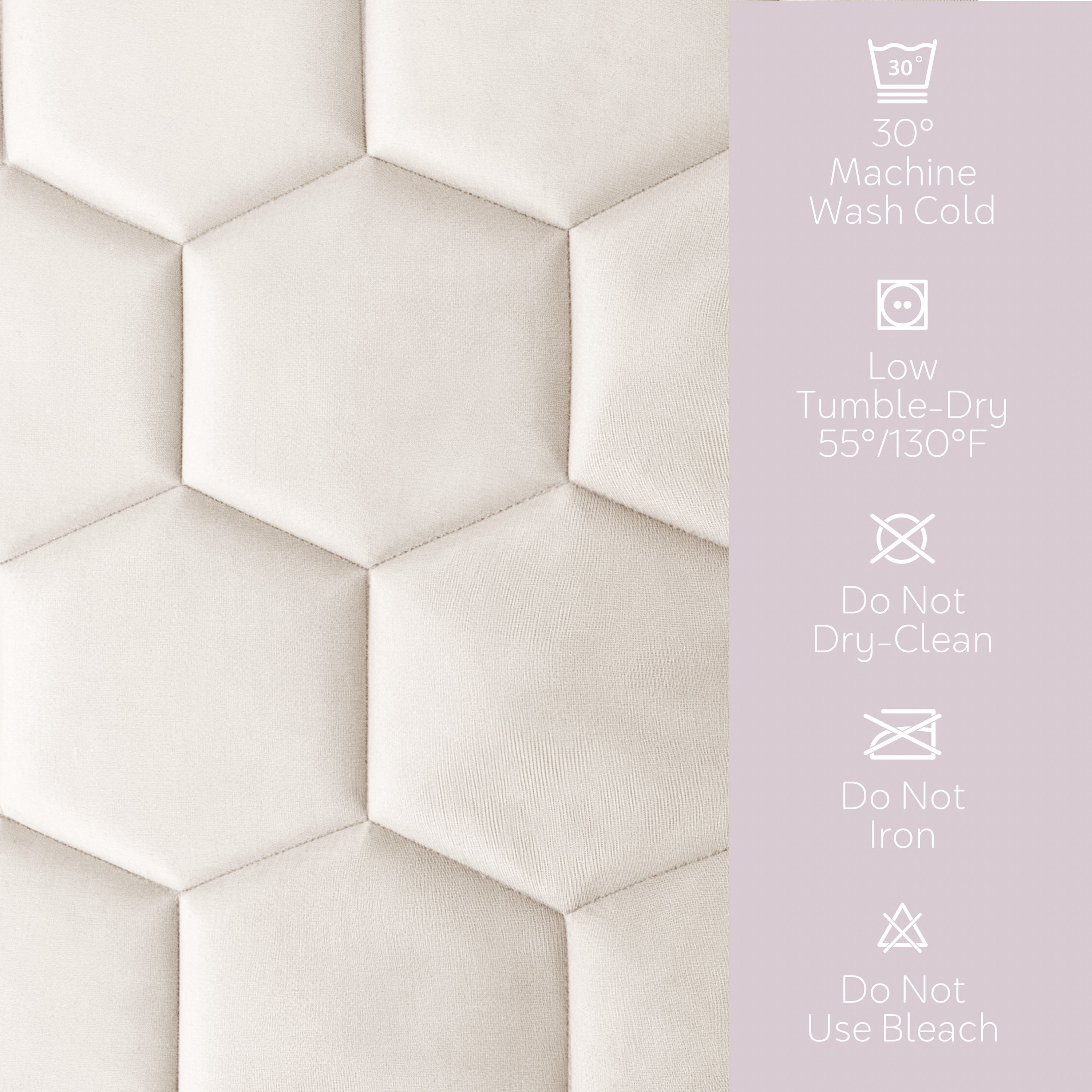 LammaLoe King Mattress Pad Waterproof, Quilted Fitted Mattress Protector, Deep Pocket Cover Fits 8" 21", Beige Cream