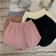 thumbnail image 3 of Pantalones cortos de pierna ancha para mujer, Shorts deportivos de alta elasticidad con cordón, holgados e informales, para correr y Fitness, Verano, 3 of 4