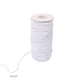 thumbnail image 1 of Ancho cuerda elástica trenzada de ancho banda elástica tejida para manualidades de costura DIY / máscara 3 mm blanco 100 yardas Yuarrent HA5134-02, 1 of 6