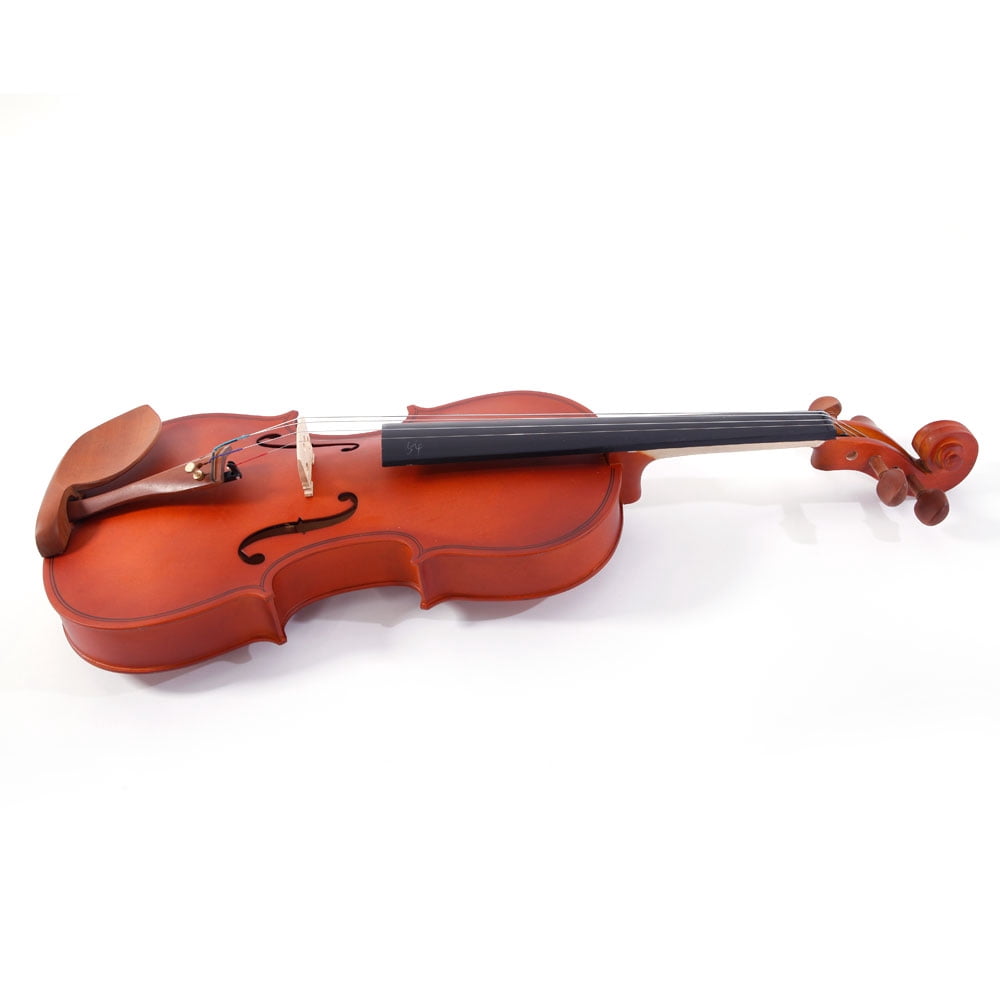 Full Size 4/4 Acoustic Matt Violin Kit With Tuner,Shoulder Rest ,Case,Bow ,Rosin,Extra Strings