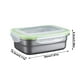 thumbnail image 3 of Juego de Recipientes Herméticos de Acero Inoxidable 304 para Almacenar Alimentos: 3 Loncheras Rectangulares Tipo Bento con Tapas, Organizador para Refrigerador (5.9", 6.8", 7.8"), 3 of 7
