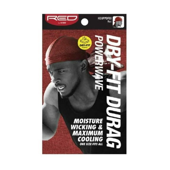 KISS - RED POWER DRI-FIT DURAG (RED)