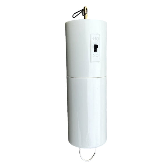 Inteprter Motor de campana de viento a batería para jardín. Motor giratorio para campanas de viento y jardín. Decoración del hogar blanco