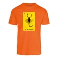 thumbnail image 3 of Playera Blusa de El Alacran De La Loteria Mexicana Tradicion Mexicana Mexico Color Anaranjado Talla Chica Marca Emil SaEs, 3 of 4
