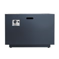 thumbnail image 4 of Dark Grey Iron Propane Fire Pit - 31" Square Gas Fire Table with Side Tank, 4 of 7