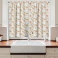 thumbnail image 2 of Ambesonne Floral Kitchen Curtains, Pastel Retro Botanical, 55"x39", Multicolor, 2 of 3