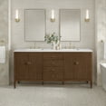 thumbnail image 6 of James Martin Vanities 485-V72-3Af Myrrin 72" Double Basin Wood Vanity Set - Mid-Century, 6 of 7