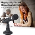 thumbnail image 3 of vnanda Hifi Sound Quality Microphone Professional Wired Dynamic Microphone Hifi Sound Quality Low Latency Plug Play Karaoke Recording 3.5mm Vocal Mic, 3 of 8