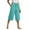 Sky Blue, variant on Fengactive Women's Summer Casual Loose Wide Leg Capri Pants Elastic Waist Casual Drawstring Capris with Pockets