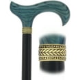 thumbnail image 3 of Derby Comfort Cane with Stained Ash Wood Handle, Black Beechwood Shaft | Derby Handle Walking Cane for Men and Women | Sturdy Walking Stick, 3 of 9