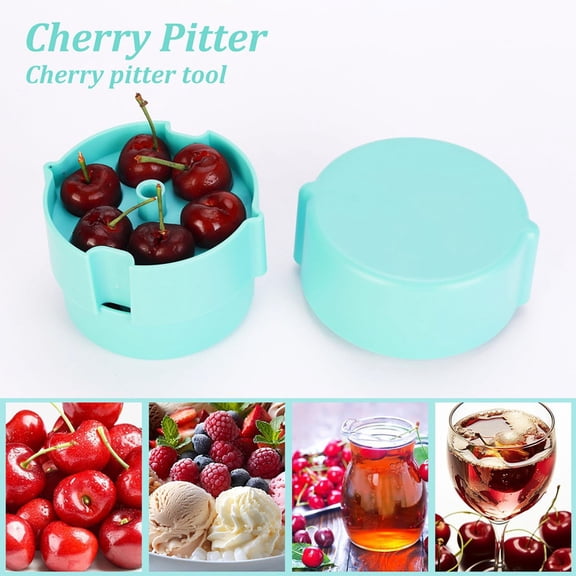 Cherry Pitter - Portable Cherry Pitter Corer Tool, Pits Up to 6 Cherries At Once, Dishwasher Safe, ABS Construction