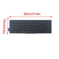 thumbnail image 5 of Methold Teclados Inglés Qwerty Aparato de entrada de PC Componentes de computadora retroiluminados Reemplazo de piezas de notebook para Inspiron 15 Cuadernos de escritura y cuadernos de bocetos, 5 of 5