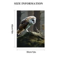 thumbnail image 2 of ONETECH Owl Modern Wall Art Canvas Wildlife Wall Decor Forest Pictures on Wall Art for Home Office Decorations Living Room Bedroom and Kitchen Decor Framed Canvas Prints 12x16 in, 2 of 5