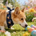 thumbnail image 6 of Yhmxh Easter Dog Bandanas Bunny Bandanas for Dogs Pets Triangle Kerchief Bibs Scarf, Triangle Reversible Bibs Breed for Puppy Cats, Easter Day Photo Props Accessories Pet, 6 of 6