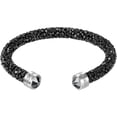 thumbnail image 1 of Swarovski 5250073 Women's Crystaldust Black Crystal Cuff Bangel, 1 of 1