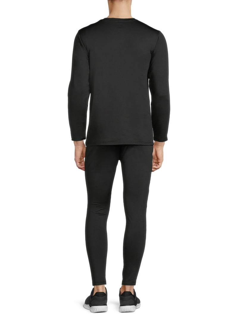 Isotoner Men's Brushed Top and Pants Base Layer Set, 2-Piece