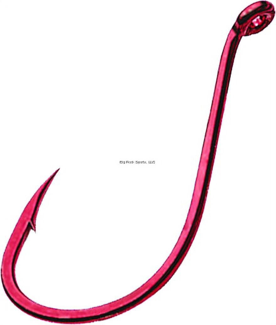 Gamakatsu Octopus Hooks Size 4 Red Offset Octopus Fishing Hooks - 25 Pack,  Up Eye, Sizes 8/0 To 2 - FREE Shipping Gamakatsu Octopus Circle Hooks
