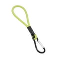 thumbnail image 3 of Cuerda elástica con mosquetón para exteriores, hebilla de cuerda elástica, minicuerda elástica portátil verde fluorescente, 3 of 9