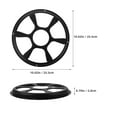 thumbnail image 2 of SHOWERORO Rejilla De Subwoofer Para Vehículo En Hierro Resistente Color Negro, 2 of 8