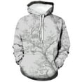 thumbnail image 2 of Rebaike Men's Snow Camo Hoodie Winter White 3D Forest Camouflage Pullover Sweatshirt, 2 of 8