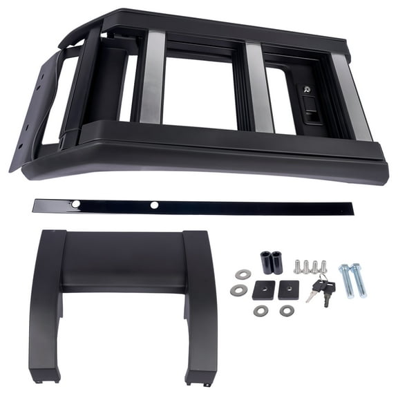 Mustrod For 2020-2025 Land Rover Defender 90 or 110 L663 Folding Side Roof Rack Access Ladder Step