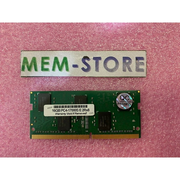 16GB DDR4-2133 ECC SO-DIMM Kingston KVR21SE15D8/16 Equivalent RAM Memory Upgrade (3rd Party)